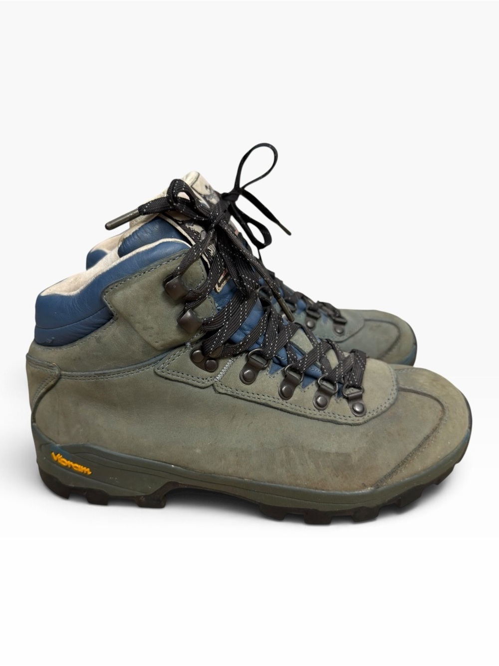 Vintage Lafuma LFG 1835 Leather Hiking Boots Womens 9 Vibram Alpine Gorpcore
